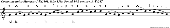 Alleluia. Laetabitur iustus in Domino, et spetabit in eo: et laudabuntur omnes recti corde. Alleluia. Iustus non conturbabitur quia Dominus firmat manum eius.