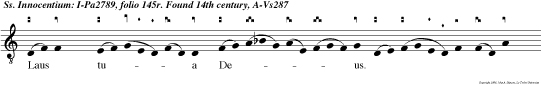 Laus tua Deus. v.Herodes iratus occidit multos pueros in Bethlehem Judae civitate David.