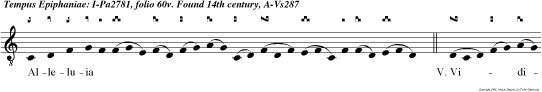 Alleluia v.Vidimus stellam ejus in Oriente, et venimus cum muneribus adorare eum.