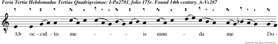 Ab occultis meis munda me Domine: et ab alienis parce servo tuo. v.Si mei non fuerint dominati, tunc immaculatus ero: et emun dabor a delicto maximo.