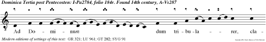 Ad Dominum dum tribularer, clamavi, et exaudivit me. v.Domine, libera animam meam a labiis iniquis, et a lingua dolosa.