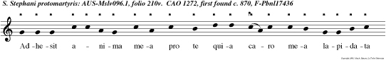 Adhesit anima mea pro te quia caro mea lapidata est pro te deus meus.