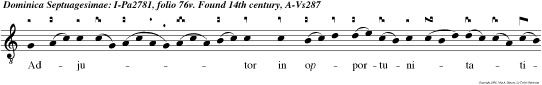Adjutor in opportunitatibus, in
tribulatione: sperent in te, qui noverunt te:
quoniam non derelinquis quaerentes te, Domine.
v.Quo niam non in finem oblivio erit pauperis:
patientia pauperum non peribit in aeternum
exsurge, Domine, non praevaleat
homo.