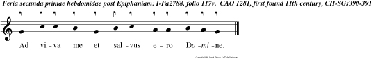 Ad viva me et salvus ero Domine.