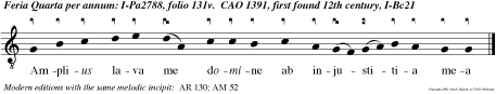 Amplius lava me domine ab injustitia mea