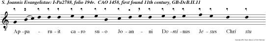 Apparuit caro suo Joanni Dominus Jesus Chri stu cum discipulus suis, et ait illi: Veni, dilec te meus, ad me, qui a tem pus est ut epuleris in convivio meo cum fratribus tuis.