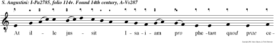 At ille jussit Isaiam pro phetam quod prae ceteris Evan gelii vocationisqu gen tium sit prae nun tiator apertior.