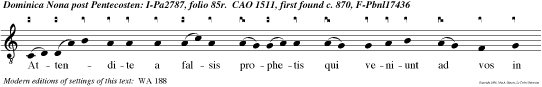 Attendite a falsis prophetis qui veniunt ad vos in vesti mentis ovium intrindecus autem sun lupirapaces a fructibus eorum cognosectis eos. Benedictus e u o u a e.