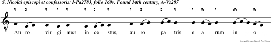 Auro virginum incestus, auro patris earum inopiam, auro prorsus utrorum que detestabilem infamiam Dei servus ademit Nicolaus.