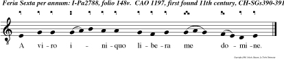 A viro iniquo libera me domine.