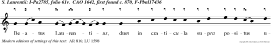 Beatus Laurentius, dum