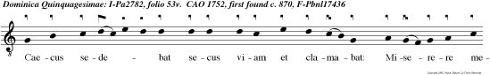 Caecus sedebat secus viam et clamabat: Miserere mei, Fili David.