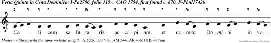 Calicem salutaris accipiam, et nomen Domini invocabo.