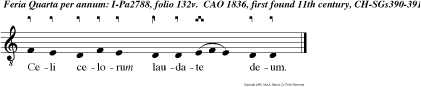 Celi celorum laudate deum.
