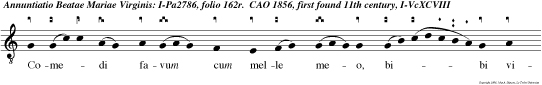 Comedi favum cum melle meo, bibi vinum meum cum lacte meo.
