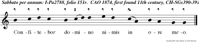 Confitebor domino nimis in ore meo.