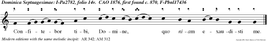 Confitebor tibi, Domine, quo niam exaudisti me.