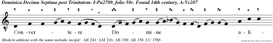 Convertere Domine aliquan tulum, et deprecare super servos tuos. v.Domine refugium factus es nobis, a generatione et progenie.