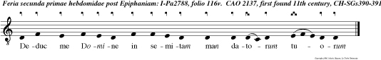 Deduc me Domine in semitam man datorum tuorum