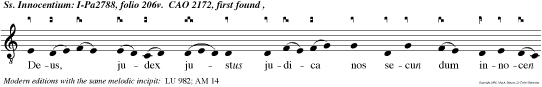 Deus, judex justus judica nos secun dum innocen tiam nostr