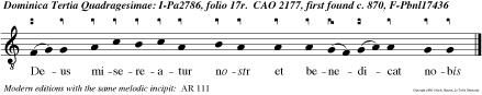 Deus misereatur nostr et benedicat nobis