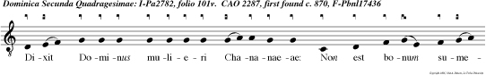 Dixit Dominus mulieri