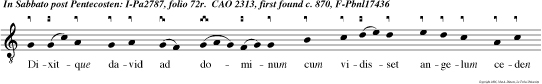 Dixitque david ad dominum cum vidisset angelum ceden tem populum ego sum qui peccavi ego inique egiisti qui oves sun qui fecerun e u o u a e.