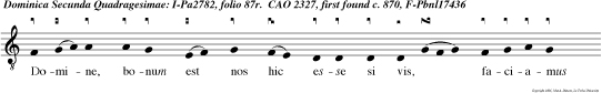 Domine, bonum est nos hic esse si vis, faciamus hic tria tabernacula: tibi unum Moysi unum et Eliae unum