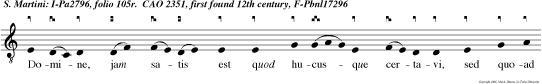 Domine, jam satis est quod hucusque certavi, sed quoad ipse jusseris militabo ac si par cis aetati, bonum est mihi hos quibus timeo, ipse custodias.