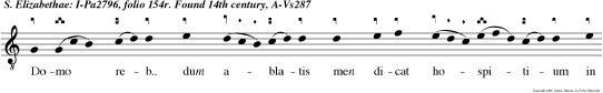 Domo reb.. dum ablatis men dicat hospitium in camino pauper tatis benedicit Dominum