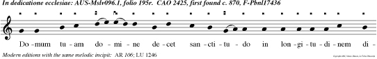Domum tuam domine decet sanctitudo in longitudinem dierum.