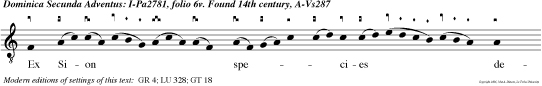 Ex Sion species decoris ejus: Deus manifeste veniet. v.Con gregate illi sanctos ejus, qui ordinaverunt testamen tum ejus super sacrificia.