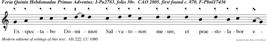 Exspectabo Dominum Salvatorem meum, et praestolabor eum dum prope  est, alleluia.