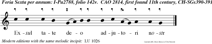 Exsul tate deo adjutori nostr
