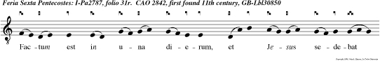 Factum est in una