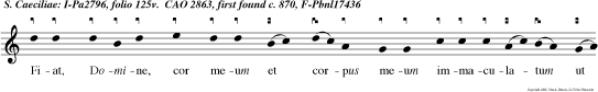 Fiat, Domine, cor meum et corpus meum immaculatum ut non confundar.