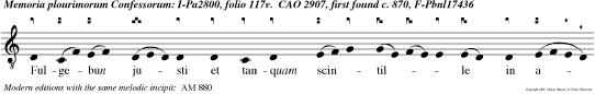 Fulgebun justi et tanquam scintille in arun dine to discurrent judicabun nationes et regnabunt in eter num