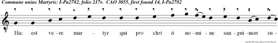 Hic est vere martyr qui