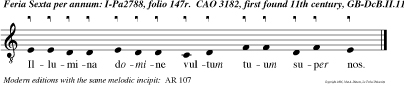 Illumina domine vultum tuum super nos.