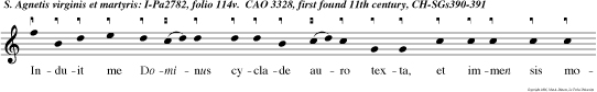 Induit me Dominus cyclade auro texta, et immen sis monilibus ornavit me.