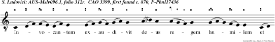 Invocantem exaudivit deus regem humilem et preclaris insignivit signis suum pugilem.
