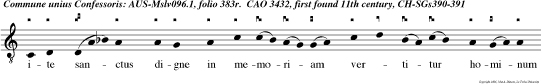 ite sanctus digne in memoriam vertitur hominum qui ad gaudium tansiit angelorum.