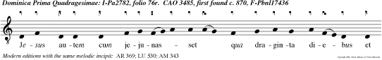 Jesus autem cum jejunasset qua draginta diebus et qua draginta noctibus postea esuriit.