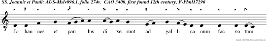 Johannes et paulus dixerunt ad gallicanum fac votum deo celi et eris victor melius quam fuisti.
