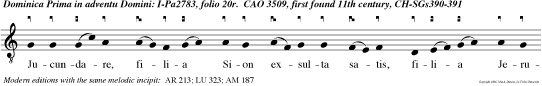 Jucundare, filia Sion exsulta satis, filia Jerusalem, alleluia.