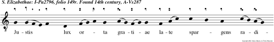 Justis lux orta gratiae late spargens radium rectis corde studium ingerit laetitiae.