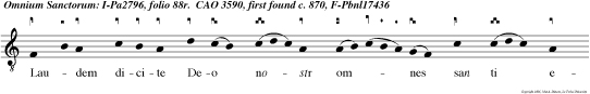 Lau dem dicite Deo nostr omnes san ti ejus, et qui timetis Deum, pusilli et magni quoniam regnavit Dominus Deus noste omnipoten  gaudeamus et exultemus et demus gloriam