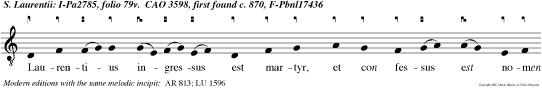 Laurentius ingressus est martyr, et con fessus est nomen Domini Jesu Chri sti