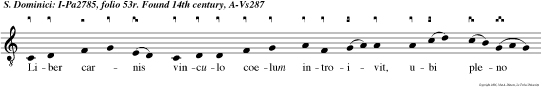 Liber carnis vinculo coelum introivit, ubi pleno poculo gustat quo sitivit.