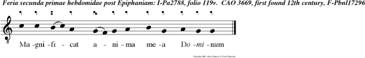 Magnificat anima mea Dominum